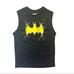 Batman Sleeveless Tank Top Muscle Tee Boy’s Size 7